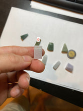 Load image into Gallery viewer, 100% Natural sunny green/purple scale weight safety guidance jadeite Jade pendant Q124
