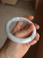 Load image into Gallery viewer, 59.8mm Certificated Type A 100% Natural White green Jadeite Jade bangle AA117-8441
