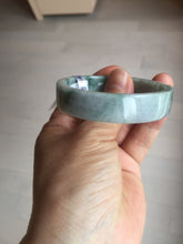 Load image into Gallery viewer, 50.7mm Certified type A 100% Natural green with green floating flowers Jadeite Jade square bangle PC37-0403
