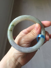 Load image into Gallery viewer, 60mm Certified Type A 100% Natural white/light purple/brown/yellow/gray (FU LU SHOU) Jadeite Jade bangle BF107-8641
