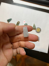 Load image into Gallery viewer, 100% Natural sunny green/purple scale weight safety guidance jadeite Jade pendant Q124
