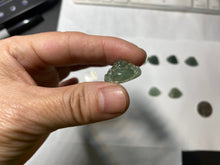 Load image into Gallery viewer, 100% Natural type A icy watery dark green(老油青) happy Buddha jadeite pendant BP178
