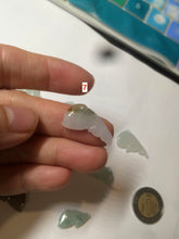 Load image into Gallery viewer, 100% Natural sunny green/white/ice clear/brown jadeite Jade baby dolphin pendant AX30 add on item
