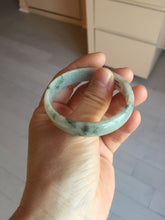 Load image into Gallery viewer, 50.2mm certified 100% natural Type A light green/gray/purple jadeite jade bangle PD202-2389
