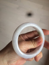 Load image into Gallery viewer, 57.5mm Certified 100% natural Type A sunny green/purple jadeite jade bangle AX90-1457
