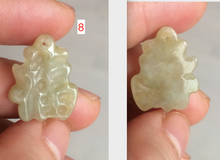 Load image into Gallery viewer, 100% Natural light sugar yellow/green jadeite Jade blessed fortune pendant BG6

