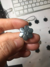 Load image into Gallery viewer, 100% Natural type A blue green gray black Guatemala jadeite Frost Blossom Pendant group AZ193 Add on item
