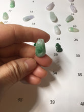 Load image into Gallery viewer, 100% Natural type A sunny green white purple yellow Jadeite Jade blessed melon pendant group PA209
