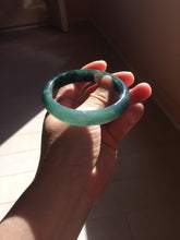 Load image into Gallery viewer, 57mm Certified Type A 100% Natural dark green/blue/gray/black Guatemala Jadeite bangle PJ137-1485

