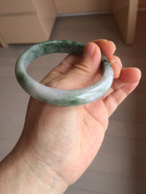 Load image into Gallery viewer, 57mm Certified 100% natural Type A light green/purple white Whispers of the Spring Breeze jadeite jade bangle PH98-5427
