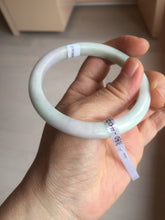 Load image into Gallery viewer, 57mm certified Type A 100% Natural green purple Jadeite Jade bangle PC40-4033
