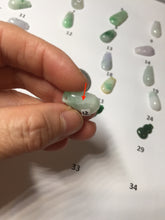 Load image into Gallery viewer, 100% Natural type A sunny green white purple yellow Jadeite Jade blessed melon pendant group PA209
