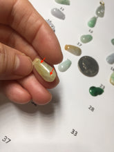 Load image into Gallery viewer, 100% Natural type A sunny green white purple yellow Jadeite Jade blessed melon pendant group PA209
