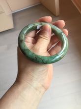Load image into Gallery viewer, 58.7mm Certified 100% natural Type A dark green/sunny green/black/red/brown jadeite bangle PD81-9784
