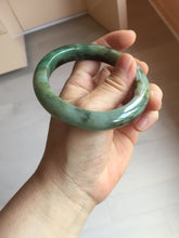 Load image into Gallery viewer, 58.7mm Certified 100% natural Type A dark green/sunny green/black/red/brown jadeite bangle PD81-9784
