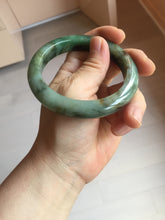 Load image into Gallery viewer, 58.7mm Certified 100% natural Type A dark green/sunny green/black/red/brown jadeite bangle PD81-9784
