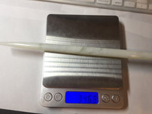 Load image into Gallery viewer, 20.5cm 100% Natural light green white Xiu Jade Serpentine oval style hairpin AW19
