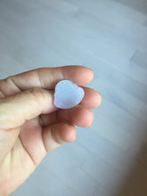 Load image into Gallery viewer, 100% Natural type A light purple white happy Buddha jadeite pendant BP182
