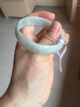 Load image into Gallery viewer, 50.5mm certified 100% natural Type A sunny green/light purple jadeite jade bangle PC42-0687
