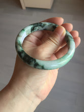 Load image into Gallery viewer, 60mm certified Type A 100% Natural sunny green dark green brown Jadeite Jade bangle AA46-3274
