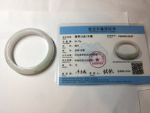 Load image into Gallery viewer, 50.5mm certified 100% natural Type A light green/purple/white jadeite jade bangle AA115-1047
