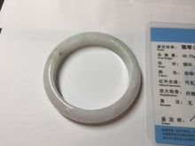 Load image into Gallery viewer, 50.5mm certified 100% natural Type A light green/purple/white jadeite jade bangle AA115-1047
