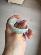 Load image into Gallery viewer, 50.5mm certified 100% natural Type A sunny green/light purple jadeite jade bangle PC42-0687

