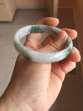 Load image into Gallery viewer, 57mm Certified 100% natural Type A light green/purple Whispers of the Spring Breeze jadeite jade bangle PH94-5446
