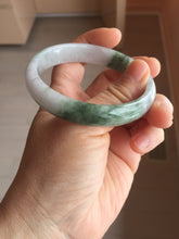 Load image into Gallery viewer, 57mm Certified 100% natural Type A light green/purple Whispers of the Spring Breeze jadeite jade bangle PH94-5446
