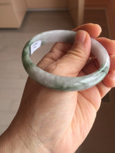 Load image into Gallery viewer, 57mm Certified 100% natural Type A light green/purple Whispers of the Spring Breeze jadeite jade bangle PH94-5446
