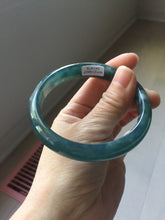 Load image into Gallery viewer, 60.8mm Certified Type A 100% Natural dark green/blue/gray/black Guatemala Jadeite bangle PJ144-1479
