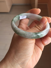 Load image into Gallery viewer, 57mm Certified 100% natural Type A light green/purple Whispers of the Spring Breeze jadeite jade bangle PH94-5446
