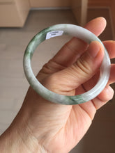 Load image into Gallery viewer, 57mm Certified 100% natural Type A light green/purple Whispers of the Spring Breeze jadeite jade bangle PH94-5446
