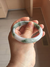 Load image into Gallery viewer, 57mm Certified 100% natural Type A light green/purple Whispers of the Spring Breeze jadeite jade bangle PH94-5446
