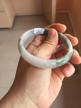 Load image into Gallery viewer, 57mm Certified 100% natural Type A light green/purple Whispers of the Spring Breeze jadeite jade bangle PH94-5446
