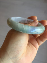 Load image into Gallery viewer, 57.5mm certified type A 100% Natural icy watery light green/purple/white Jadeite jade bangle BH138-1314
