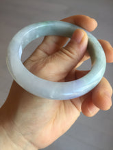 Load image into Gallery viewer, 57.5mm certified type A 100% Natural icy watery light green/purple/white Jadeite jade bangle BH138-1314
