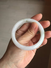Load image into Gallery viewer, 50.5mm certified 100% natural Type A light green/purple/white jadeite jade bangle AA115-1047
