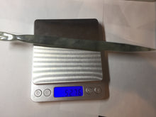 Load image into Gallery viewer, 24cm 100% Natural light green black Xiu Jade Serpentine vantage fish square style hairpin AW22
