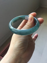 Load image into Gallery viewer, 55mm Certified Type A 100% Natural dark green/blue/gray/black Guatemala Jadeite bangle PJ141-1478

