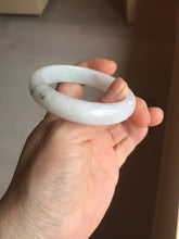 Load image into Gallery viewer, 50.5mm certified 100% natural Type A light green/purple/white jadeite jade bangle AA115-1047
