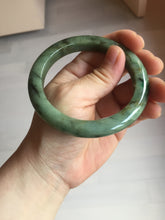 Load image into Gallery viewer, 58.5mm Certified 100% natural Type A dark green/black jadeite bangle PD31-9808
