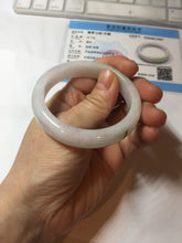 Load image into Gallery viewer, 50.5mm certified 100% natural Type A light green/purple/white jadeite jade bangle AA115-1047
