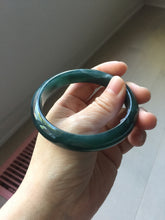 Load image into Gallery viewer, 59.8mm Certified Type A 100% Natural dark green/blue/gray/black Guatemala Jadeite bangle PJ140-1483
