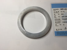 Load image into Gallery viewer, 59.8mm Certificated Type A 100% Natural White purple gray Jadeite Jade bangle AA116-8440

