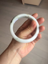 Load image into Gallery viewer, 58.8mm Certified Type A 100% Natural white/ green Jadeite Jade bangle PA3-3512 ($29.99 group)
