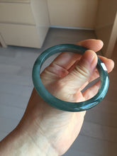 Load image into Gallery viewer, 58.8mm Certified Type A 100% Natural dark green/blue/gray/black Guatemala Jadeite bangle PD217-2323
