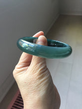 Load image into Gallery viewer, 57mm Certified Type A 100% Natural dark green/blue/gray/black Guatemala Jadeite bangle PJ137-1485
