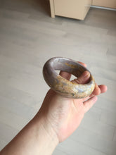 Load image into Gallery viewer, 57.8mm 100% natural red/orange/purple/pink chubby Sardonyx(战国红) bangle SY72
