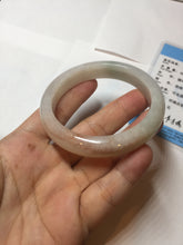 Load image into Gallery viewer, 55mm Certified Type A 100% Natural light green white red Jadeite bangle PB197-6665
